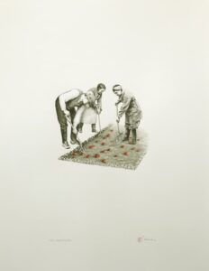 The Unearthing - graphite and watercolour on paper, 50x70 cm, 2012