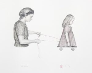 The Lesson - graphite and watercolour on paper, 40x50 cm, 2012