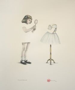 Transference - Graphite, watercolour on paper, 40x50 cm, 2012 - Private collection